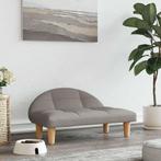 vidaXL Hondenmand 70x52x30 cm stof taupe, Verzenden