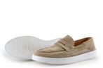 Logo Instappers in maat 44 Beige | 5% korting, Kleding | Heren, Schoenen, Overige kleuren, Verzenden, Overige typen, Gedragen