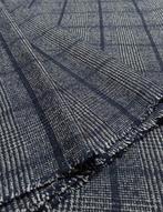 A395 - 520 x 150 cm - Principe di Galles in pura lana, Antiek en Kunst, Antiek | Tapijten, Tafelkleden en Textiel