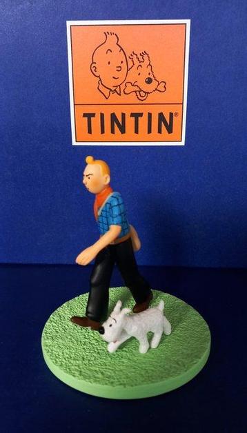 Beeldje - Tintin - Diorama - Tintin cowboy - Hars beschikbaar voor biedingen