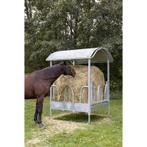 Râtelier carré toit zingué 1,5x1,5m, 8 places - kerbl, Tuin en Terras