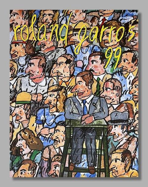 Antonio Seguí - Originalplakat - Roland Garros 1999, Antiek en Kunst, Kunst | Tekeningen en Fotografie