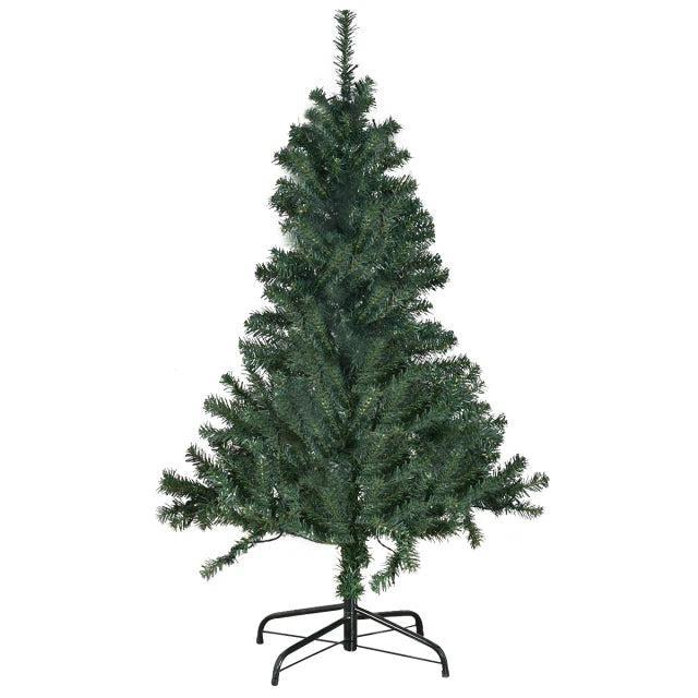 Kerstboom met verlichting - Kunstkerstboom - 150 cm - Met st, Diversen, Kerst, Nieuw, Verzenden
