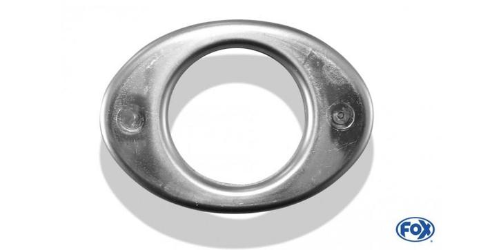 FOX Afdekkap voor uitlaat ovaal 106x71mm - gat: 50mm, plaatw, Auto-onderdelen, Uitlaatsystemen, Nieuw, Verzenden
