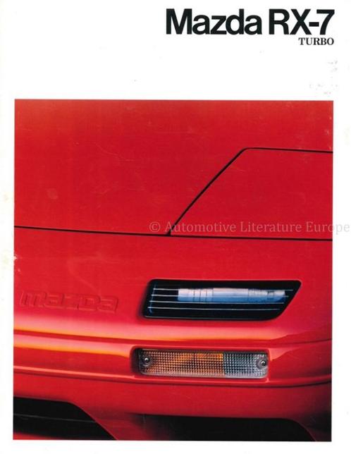 1990 MAZDA RX-7 TURBO BROCHURE NEDERLANDS, Livres, Autos | Brochures & Magazines