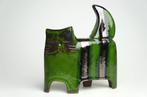 Urszula Despet - Sculpture, Green Cat - 17 cm - Céramique, Antiquités & Art