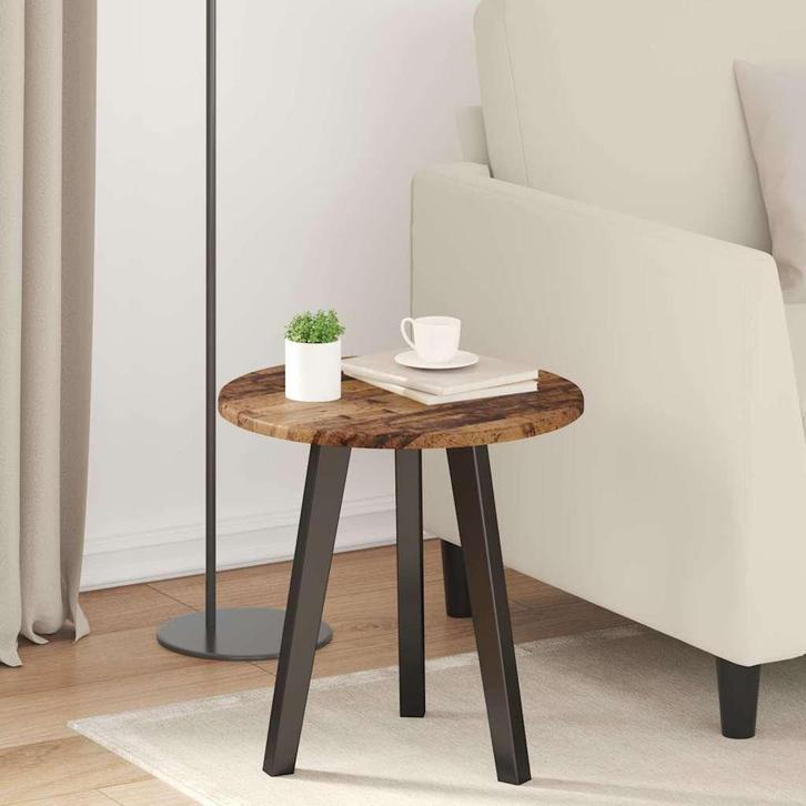 vidaXL Tafelblad Oud hout 40 x 40 x 1.5 cm Bewerkt hout, Huis en Inrichting, Tafelonderdelen, Nieuw, Verzenden