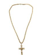 Ketting met hanger - 18 karaat Geel goud - Gouden, Handtassen en Accessoires