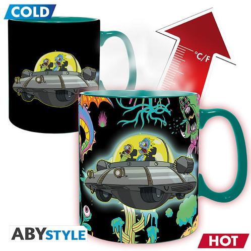 Rick and Morty Spaceship Heat Change Mok, Verzamelen, Film en Tv, Ophalen of Verzenden