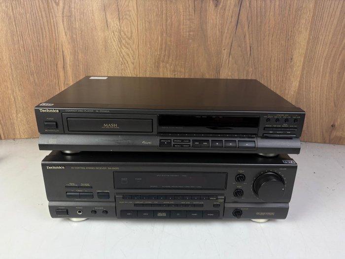 Technics - SA-GX370 Receiver + SL-PG340A CD Player Hifi-set, Audio, Tv en Foto, Radio's