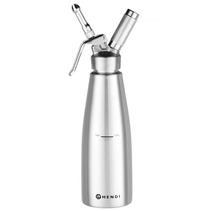 Slagroomapparaat | ProfiLine | RVS | 1L | 3 Spuitmonden |, Zakelijke goederen, Horeca | Keukenapparatuur, Nieuw in verpakking