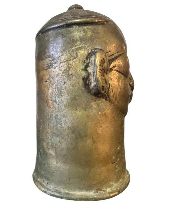 Beeldje - Shiva Mukhalinga - Brons, Antiek en Kunst, Kunst | Niet-Westerse kunst