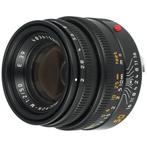 Leica 11826 Summicron-M 50mm F/2 zwart (Type IV) occasion, Audio, Tv en Foto, Verzenden, Zo goed als nieuw