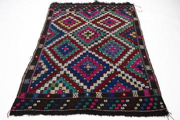 Mersin Mut - Kelim - 201 cm - 153 cm - Kleurrijk Kilim
