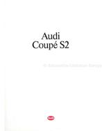 1991 AUDI COUPE S2 BROCHURE DUITS, Nieuw