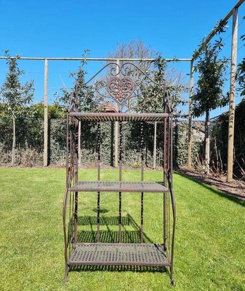 Rek - Metal - Bloemenrek - Patio - tuin, Antiek en Kunst, Curiosa en Brocante
