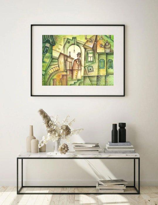 Eugene Ivanov - In the Passage, Antiquités & Art, Art | Peinture | Moderne