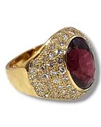 Bague - 14 carats Or jaune, Bague en or jaune 14 carats avec, Nieuw