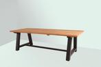 Woodcraft Blora aluminium tafel met teakhouten blad 250 x, Tuin en Terras, Tuinsets en Loungesets, Nieuw