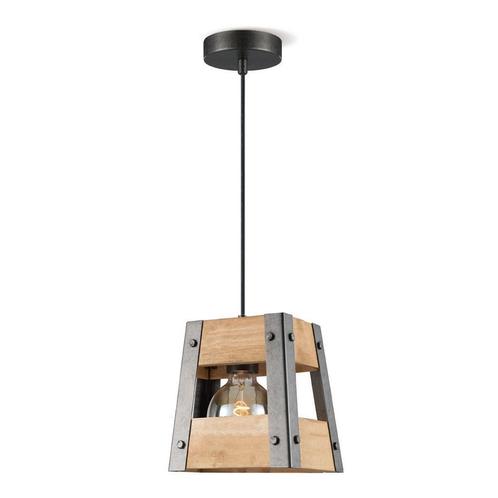 Home Sweet Home Hanglamp Barn - hout - 18x18x126cm, Maison & Meubles, Accessoires pour la Maison | Autre