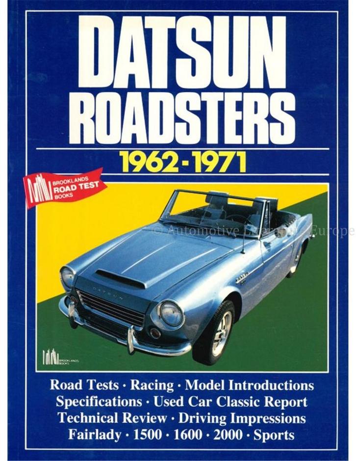 DATSUN ROADSTERS 1962-1971, Boeken, Auto's | Boeken, Ophalen of Verzenden
