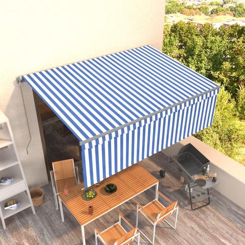 vidaXL Auvent manuel rÃ©tractable avec store 4,5x3 m, Jardin & Terrasse, Parasols, Neuf, Envoi