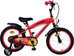 Disney Cars Kinderfiets - Jongens - 16 inch - Rood - 2, Verzenden, Zo goed als nieuw