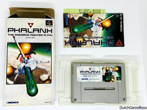 Super Famicom - Phalanx, Games en Spelcomputers, Games | Nintendo Super NES, Gebruikt, Verzenden