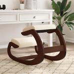 vidaXL Knielstoel 55x84x55 cm berkenhout multiplex, Huis en Inrichting, Verzenden, Nieuw