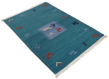 Moderne Indo Kelim van wol - Vloerkleed - 160 cm - 90 cm -