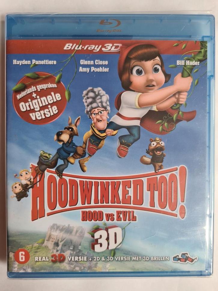 HOODWINKED TOO! HOOD VS EVIL (3D + 3D) (BLURAY), Cd's en Dvd's, Blu-ray, Gebruikt