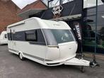 Hobby Excellent 490 SFF - Lit central - Mover Offert, Caravans en Kamperen, Caravans, Amortisseur