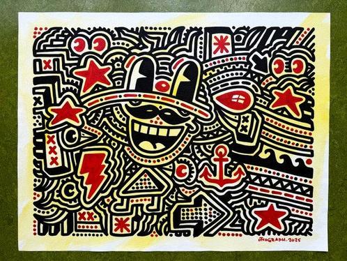 Ottograph (XX-XXI) - In your face XL, Antiek en Kunst, Kunst | Schilderijen | Modern
