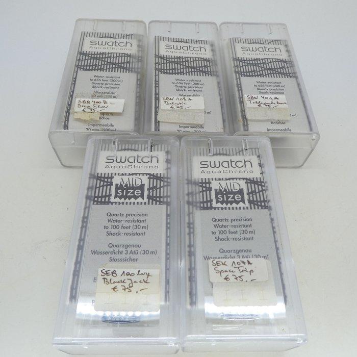 Swatch - Mixed Swatch Aquachrono Watches - Zonder, Handtassen en Accessoires, Horloges | Heren