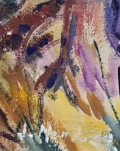José Mendoza (1943) - La danza de los árboles, Antiek en Kunst, Kunst | Schilderijen | Klassiek