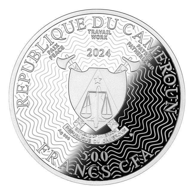 Kameroen. 500 Francs 2024 17.5g 500 CFA Francs Cameroon, Postzegels en Munten, Munten | Europa | Niet-Euromunten