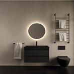 Badkamermeubelset Gliss Design Milan Met Lako Mat Zwarte, Doe-het-zelf en Bouw, Ophalen of Verzenden, Nieuw, Bad