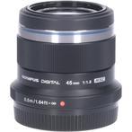 Olympus M.Zuiko Digital ED 45mm f/1.8 - Zwart CM3779, Ophalen of Verzenden, Gebruikt, Overige typen