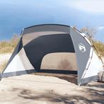 vidaXL Strandtent 274x178x170/148 cm 185T polyester grijs, Verzenden, Nieuw
