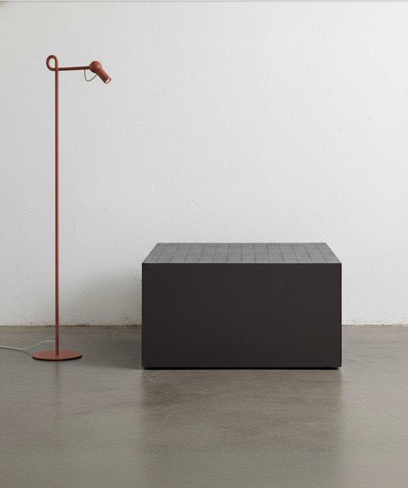 KDLN - Room 8 - Bank - Soft Cube 4 - Eik - eikenhout zwart, Antiek en Kunst, Kunst | Designobjecten