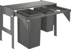 2dekans | GROHE Inbouw prullenbak - 2 afvalbakken (1x29L en, Ophalen of Verzenden, Nieuw