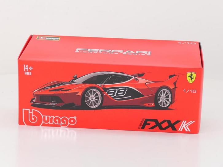 Schaal 1:18 Bburago bbu18-16907RED/BL Signature Ferrari F..., Hobby en Vrije tijd, Modelauto's | 1:18, Gebruikt, Ophalen of Verzenden
