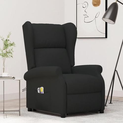 vidaXL Sta-op-massagestoel stof zwart, Huis en Inrichting, Stoelen, Nieuw, Verzenden