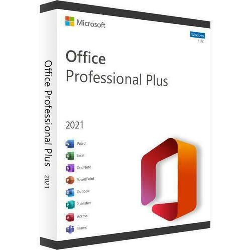 Microsoft Office 2021 Professional Plus (Windows) | 24/7, Computers en Software, Office-software, Nieuw, Access, Excel, OneNote