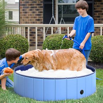 Honden zwembad met peddels - Trendy design - Houtskoolzwart beschikbaar voor biedingen