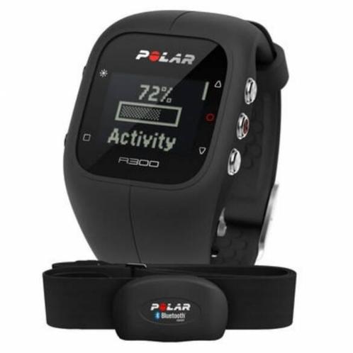 Polar a300 sporthorloge zwart met hartslagsensor (N), Handtassen en Accessoires, Sporthorloges, Nieuw, Ophalen of Verzenden