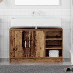 vidaXL Wasbak Kast met opslag Oud Hout 90 x 29 x 55 cm, Verzenden, Nieuw