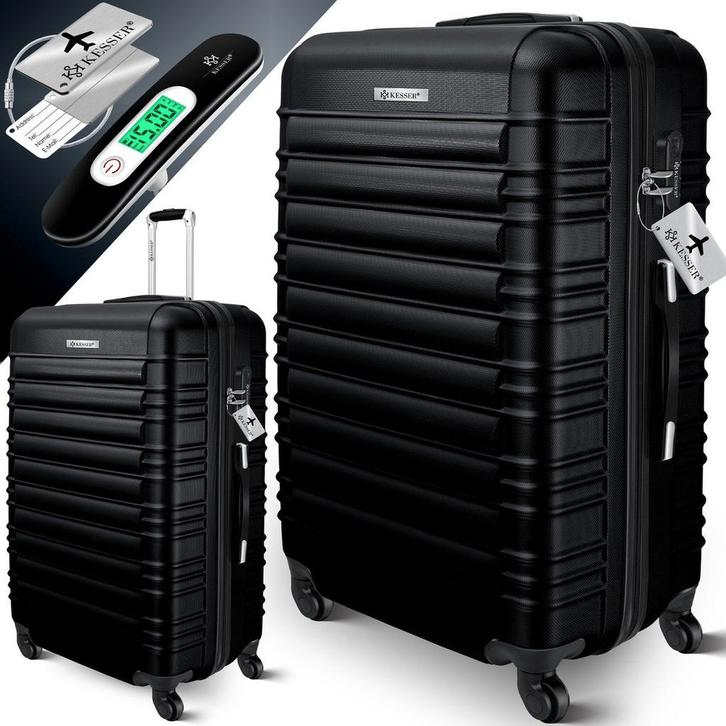 KESSER® 1x Koffer Incl. Bagageweger + Bagagelabel - Reiskoff, Kleding | Dames, Overige Dameskleding, Verzenden