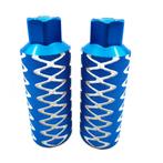 Voetrusten Pegs Bmx Freestyle 110 Mm Alumunium Blauw 2 Stuks, Vélos & Vélomoteurs, Accessoires vélo | Autres Accessoires de vélo