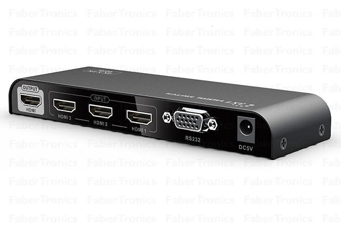 4K 3 Poorts HDMI switch 3D - Huismerk, Doe-het-zelf en Bouw, Elektriciteit en Kabels, Ophalen of Verzenden